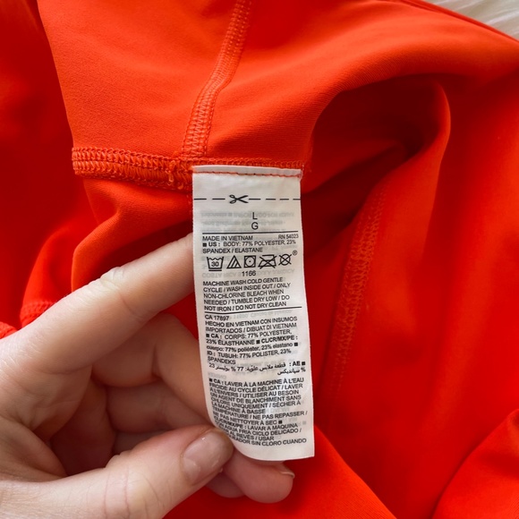 OLD NAVY High-Waisted Orange Bike Shorts - Picture 11 of 11